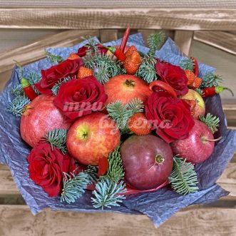 Букет из гранатов и манго